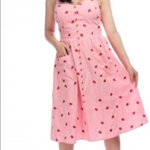collectif london Dresses & Skirts - Colectif Strawberry Dress